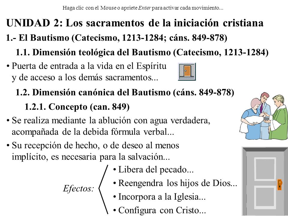 Haga clic con el Mouse o apriete Enter para activar cada movimiento...