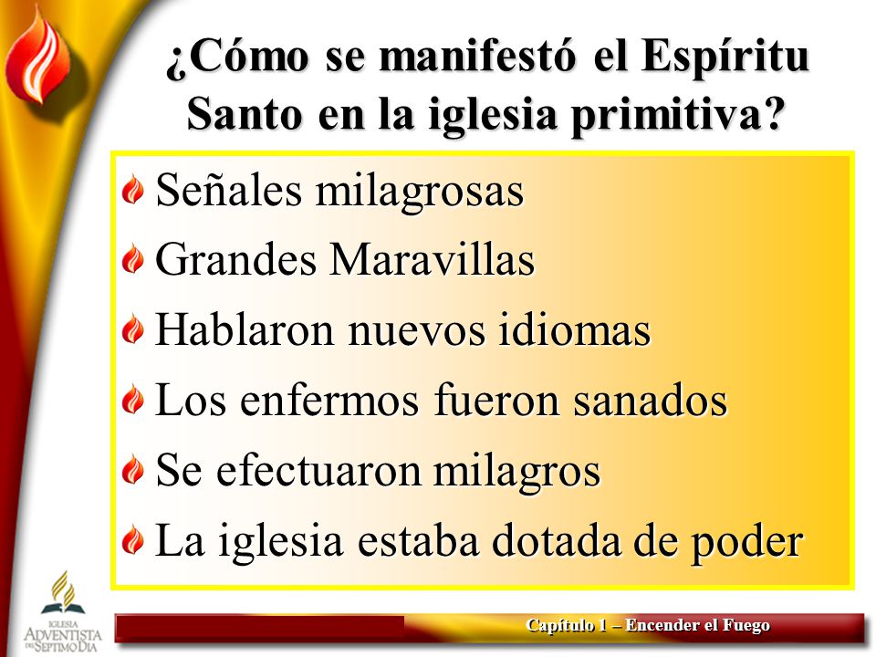 ¿Cómo se manifestó el Espíritu Santo en la iglesia primitiva