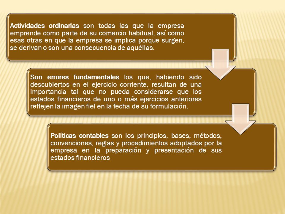 Actividades ordinarias son todas las que la empresa emprende como parte de su comercio habitual, así como esas otras en que la empresa se implica porque surgen, se derivan o son una consecuencia de aquéllas.