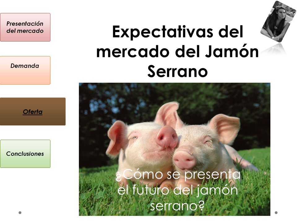Presentación del mercado Expectativas del mercado del Jamón Serrano