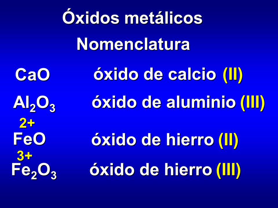 P2O5 Fe2O3 CO2 CaO FeO SO2 óxido de hierro (II) óxido de calcio - ppt video  online descargar