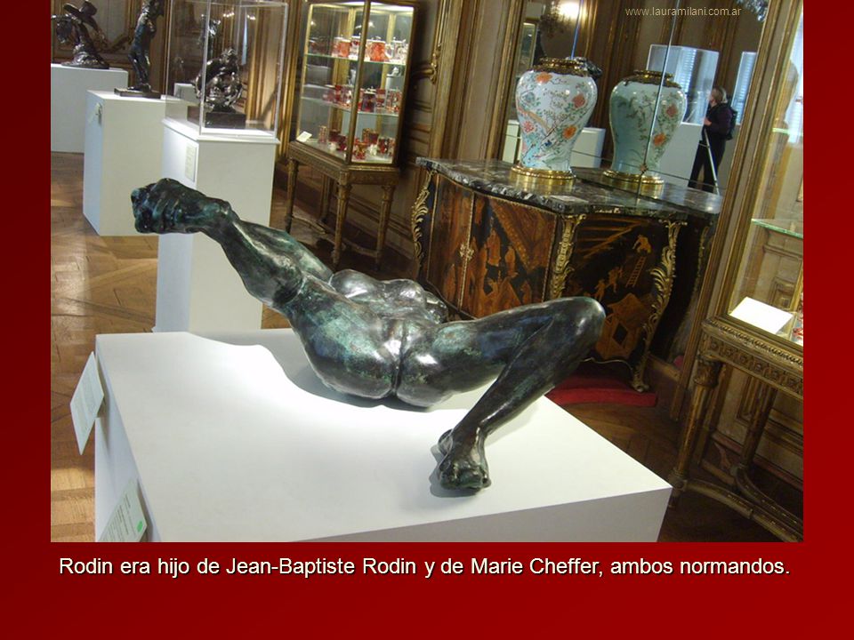 Rodin era hijo de Jean-Baptiste Rodin y de Marie Cheffer, ambos normandos.