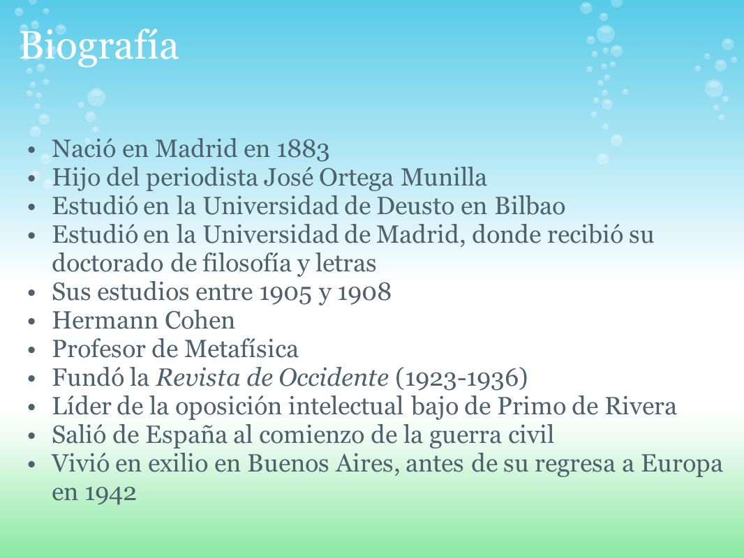 Biografía Nació en Madrid en 1883