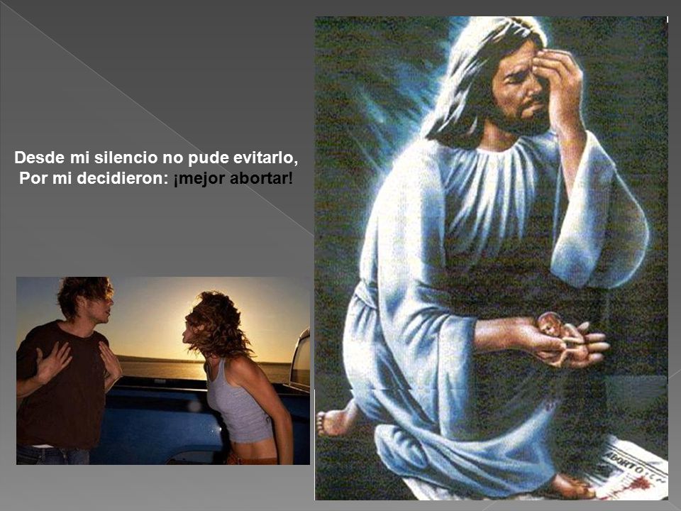 Desde mi silencio no pude evitarlo, Por mi decidieron: ¡mejor abortar!