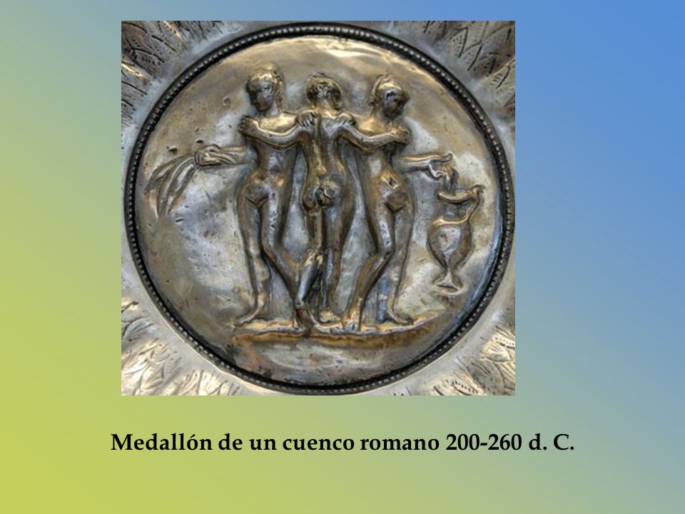 Medallón de un cuenco romano d. C.