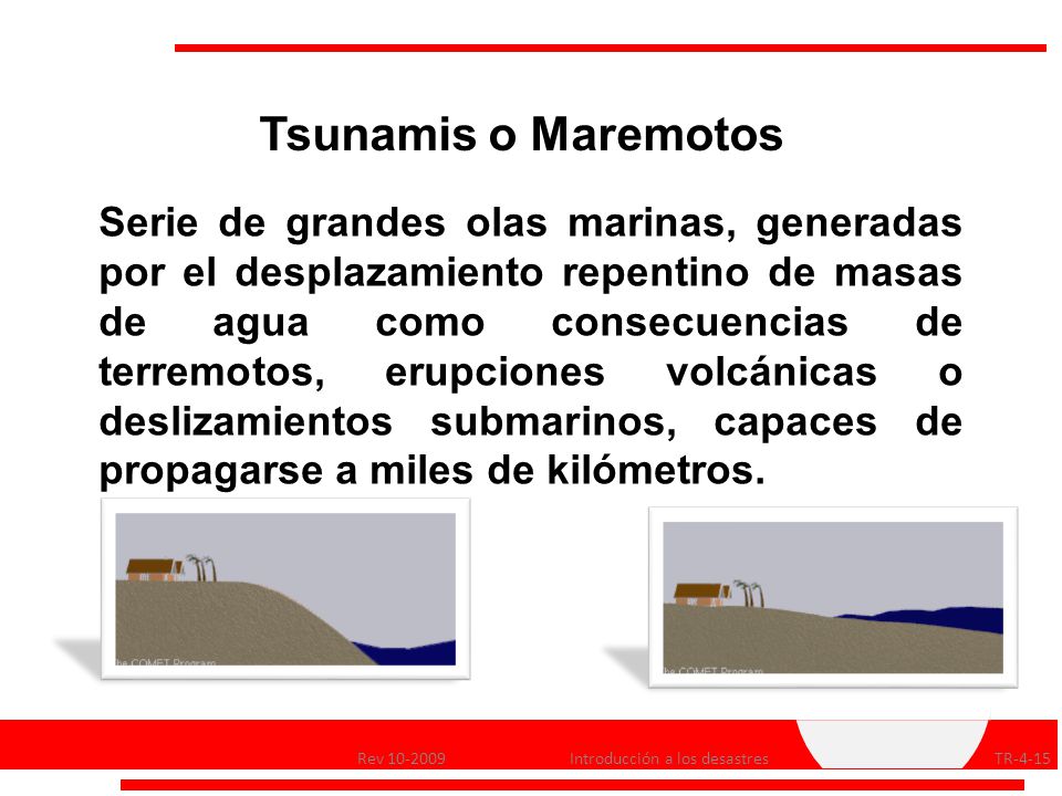 Tsunamis o Maremotos