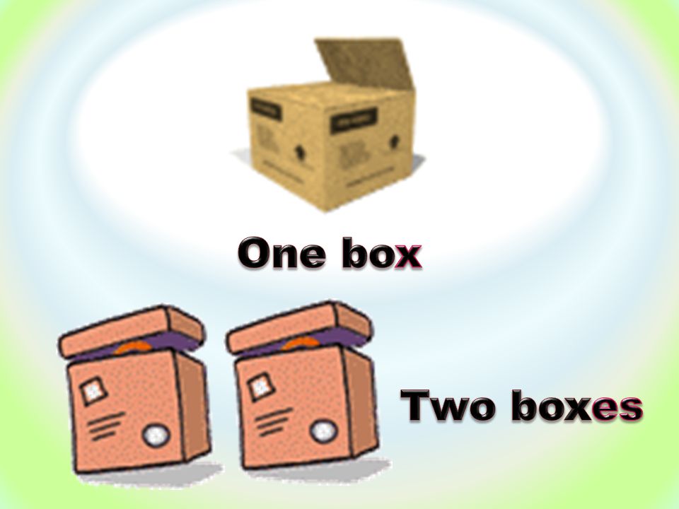 One box Two boxes