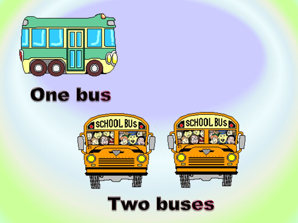 One bus Two buses