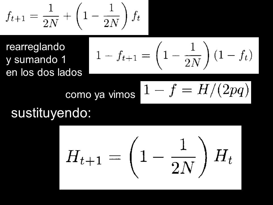 rearreglando y sumando 1 en los dos lados como ya vimos sustituyendo:
