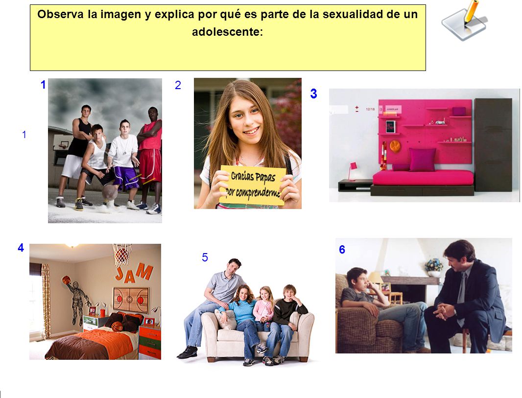 Observa la imagen y explica por qué es parte de la sexualidad de un adolescente: