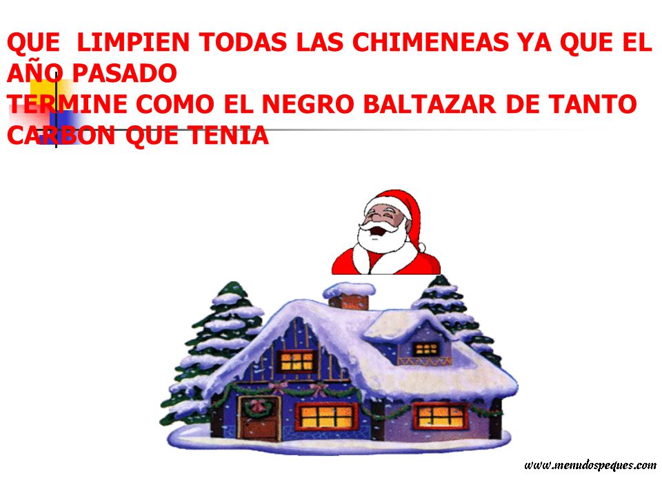 QUE LIMPIEN TODAS LAS CHIMENEAS YA QUE EL AÑO PASADO