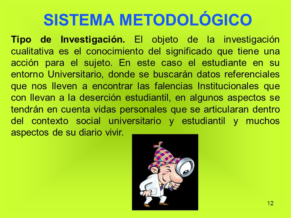 SISTEMA METODOLÓGICO