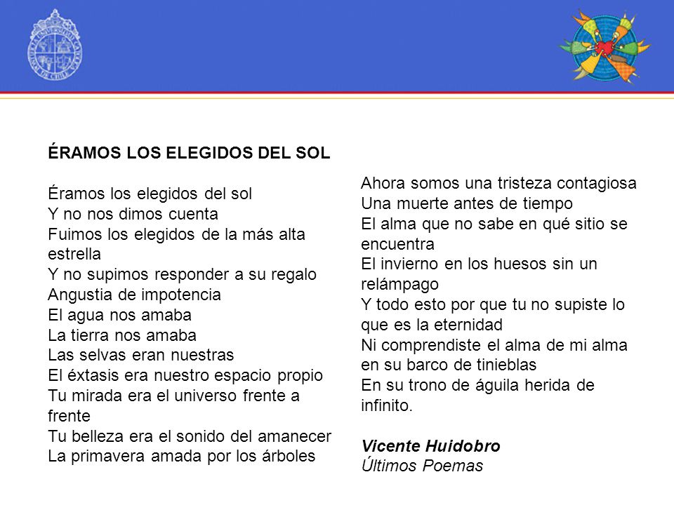 ÉRAMOS LOS ELEGIDOS DEL SOL