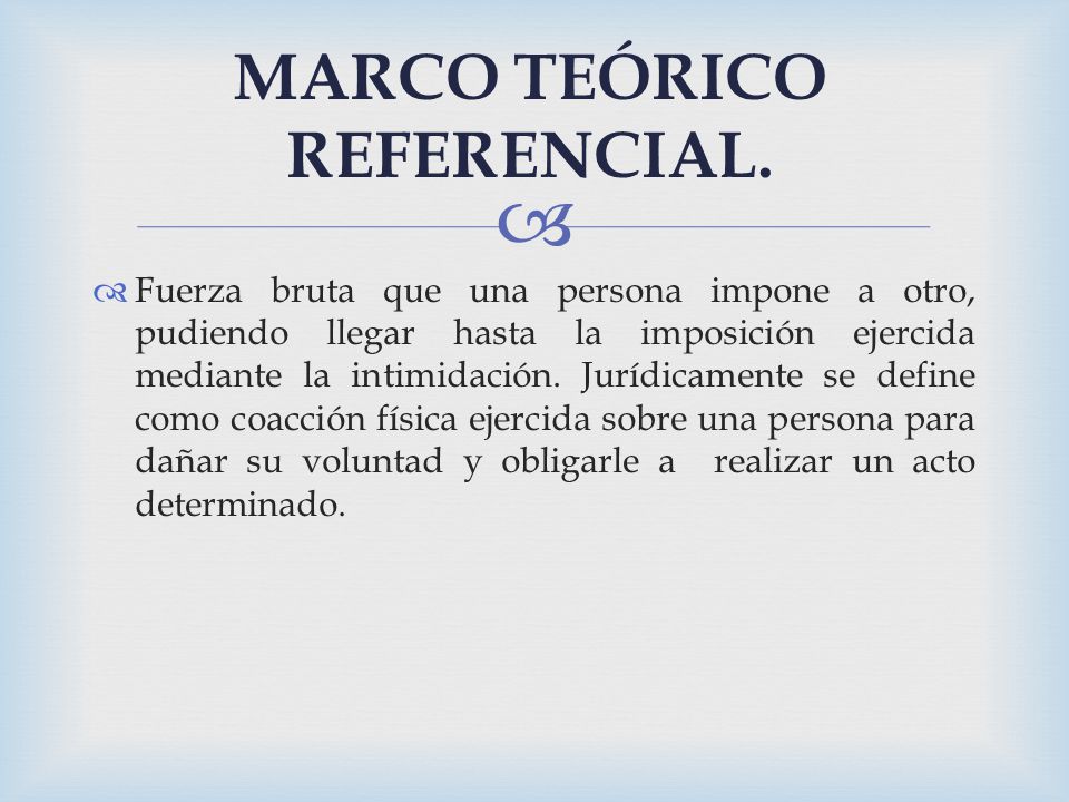 MARCO TEÓRICO REFERENCIAL.