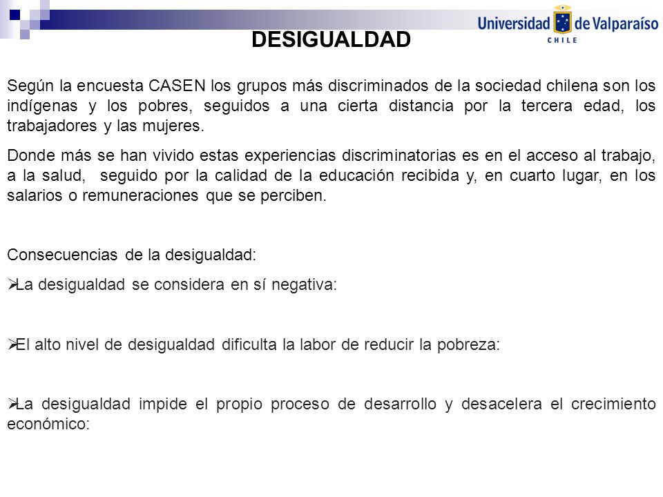 DESIGUALDAD