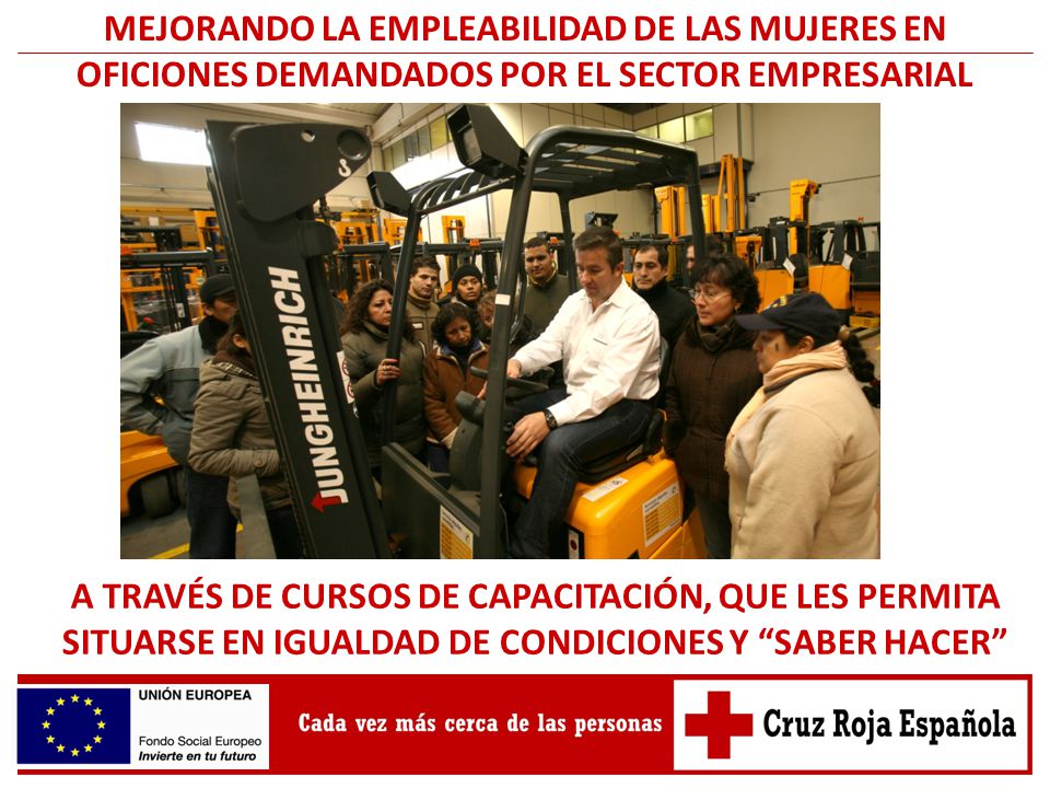 MEJORANDO LA EMPLEABILIDAD DE LAS MUJERES EN OFICIONES DEMANDADOS POR EL SECTOR EMPRESARIAL