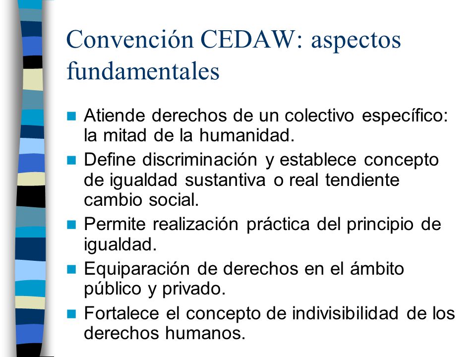 Convención CEDAW: aspectos fundamentales