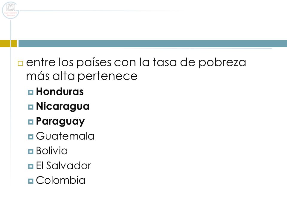 entre los países con la tasa de pobreza más alta pertenece