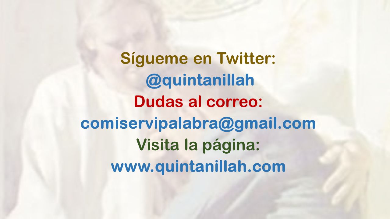 Sígueme en Dudas al correo: Visita la página: