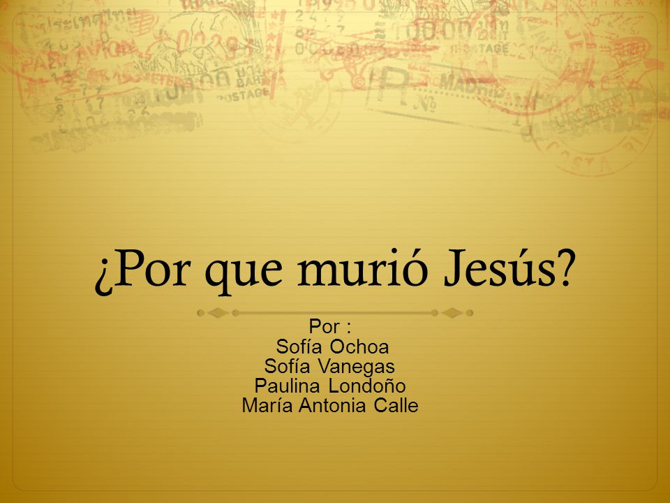 Por : Sofía Ochoa Sofía Vanegas Paulina Londoño María Antonia Calle