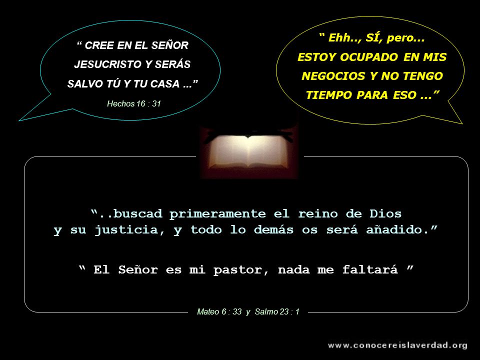 El Señor es mi pastor, nada me faltará