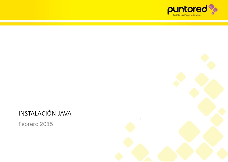 Instalación Java Febrero 2015