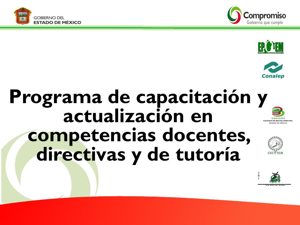 Programa de capacitación y actualización en competencias docentes, directivas y de tutoría