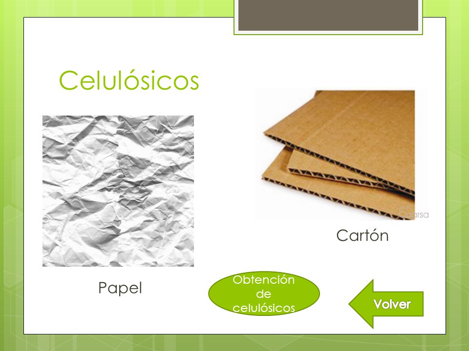Obtención de celulósicos
