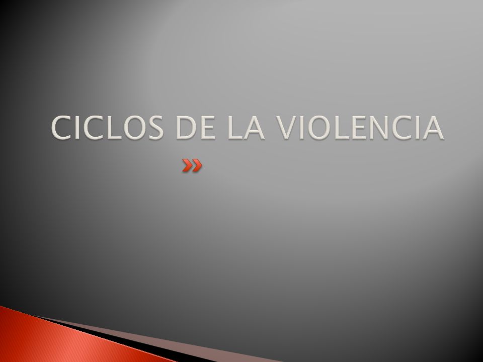 CICLOS DE LA VIOLENCIA