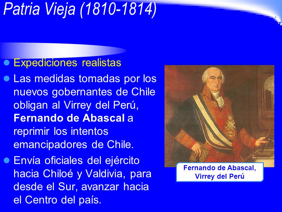 Fernando de Abascal, Virrey del Perú