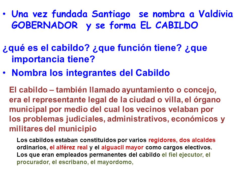 ¿qué es el cabildo ¿que función tiene ¿que importancia tiene