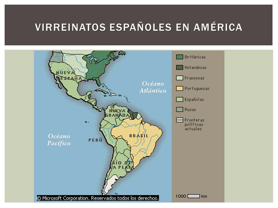 Virreinatos Españoles en América