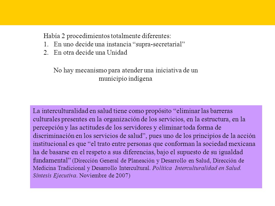 No hay mecanismo para atender una iniciativa de un municipio indígena