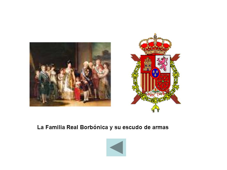 La Familia Real Borbónica y su escudo de armas