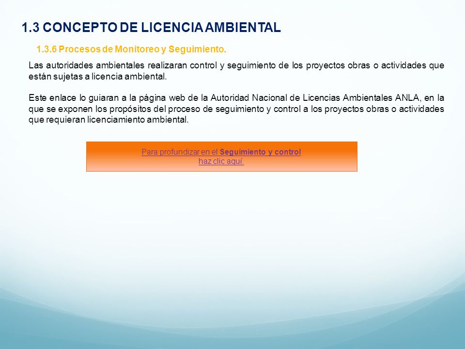Para profundizar en el Seguimiento y control