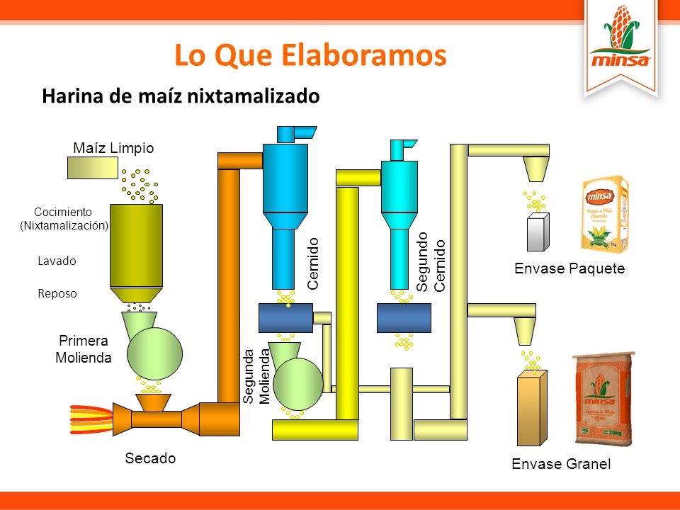 Lo Que Elaboramos Harina de maíz nixtamalizado Maíz Limpio