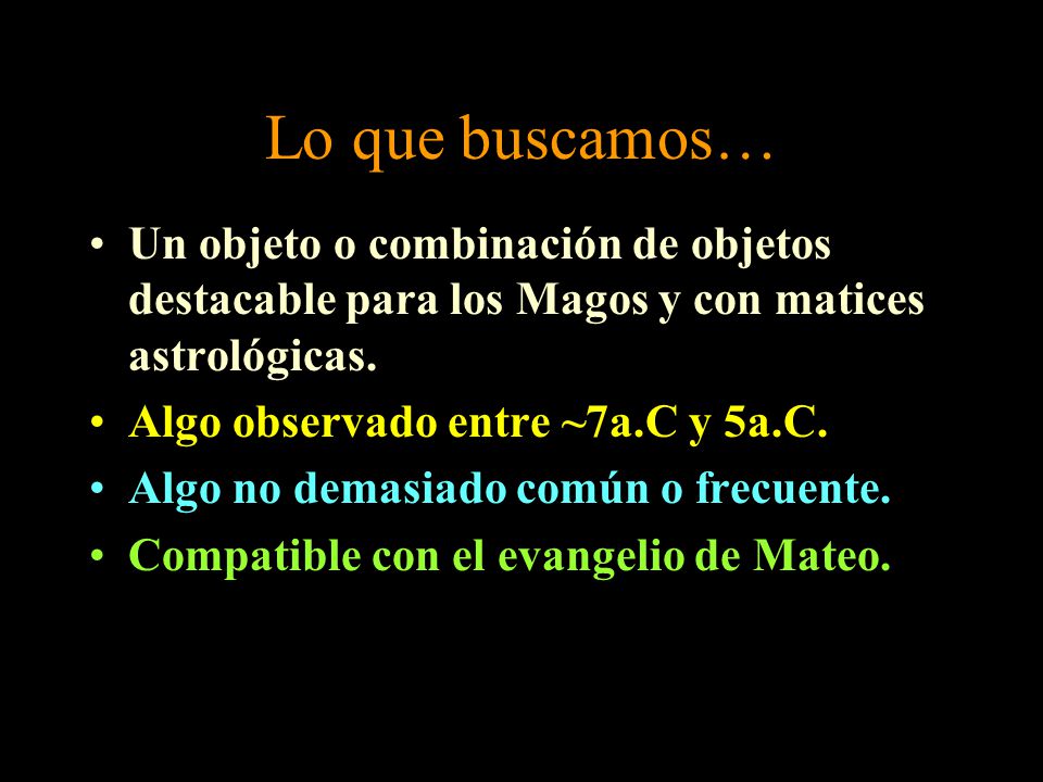 Lo que buscamos… Un objeto o combinación de objetos destacable para los Magos y con matices astrológicas.