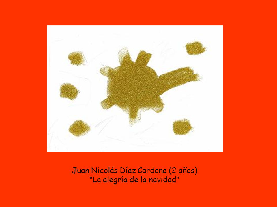 Juan Nicolás Díaz Cardona (2 años) La alegría de la navidad