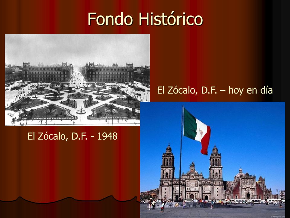 Fondo Histórico El Zócalo, D.F. – hoy en día El Zócalo, D.F