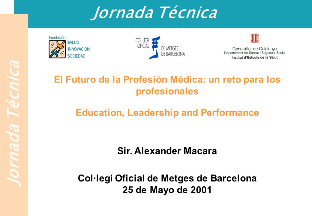 Jornada Técnica Jornada Técnica