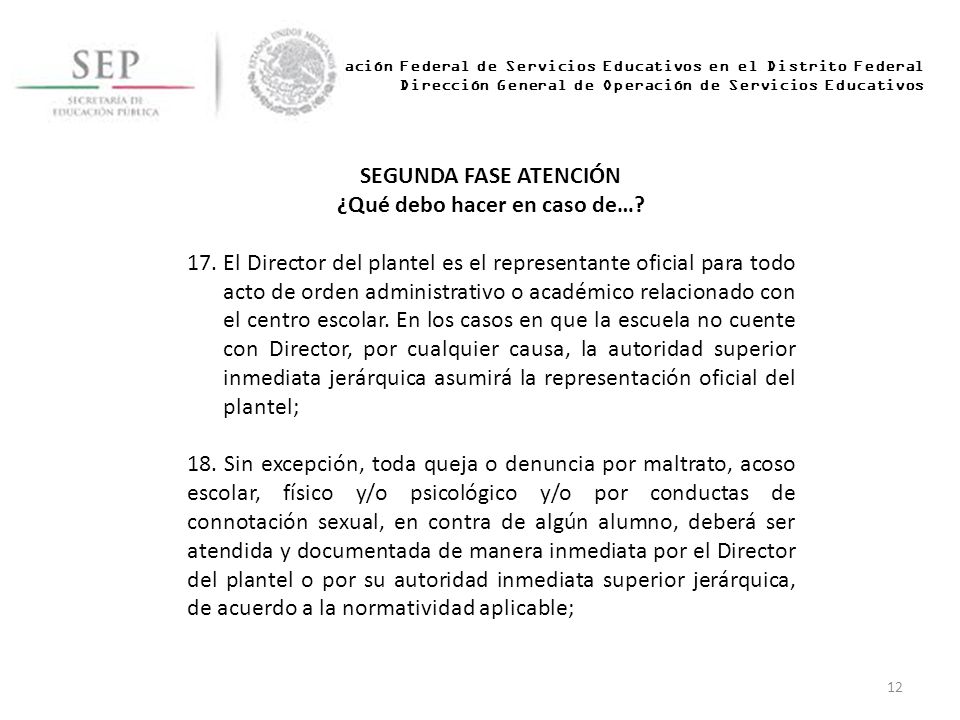 ¿Qué debo hacer en caso de…