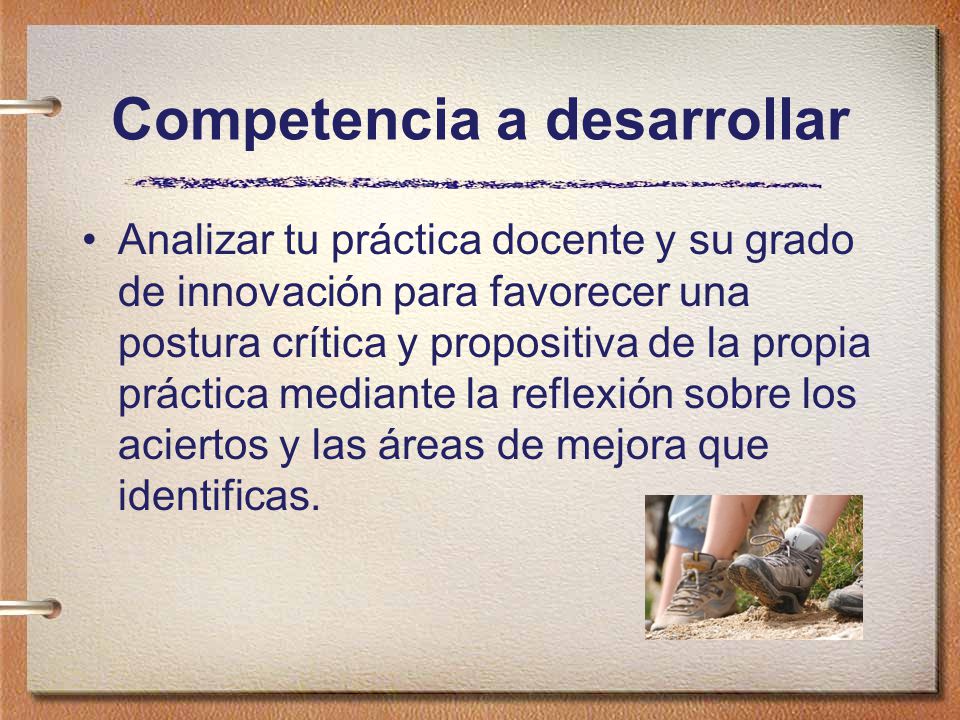 Competencia a desarrollar