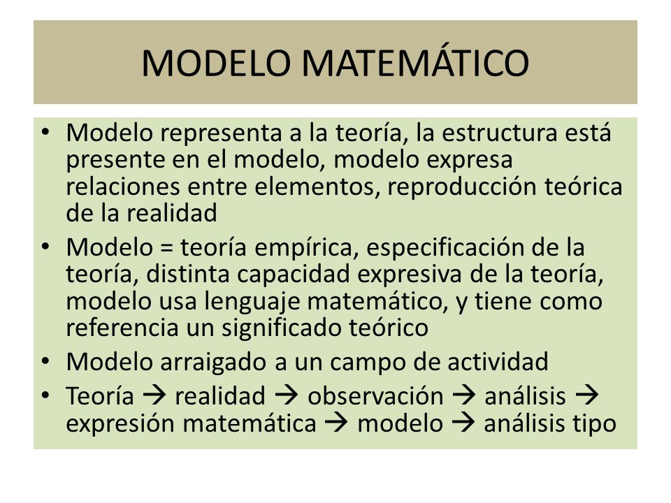 CONSTRUCCIÓN DE MODELOS MATEMÁTICOS - ppt video online descargar