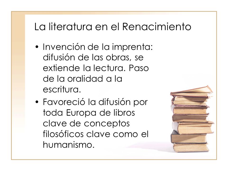 La literatura en el Renacimiento español. - ppt descargar