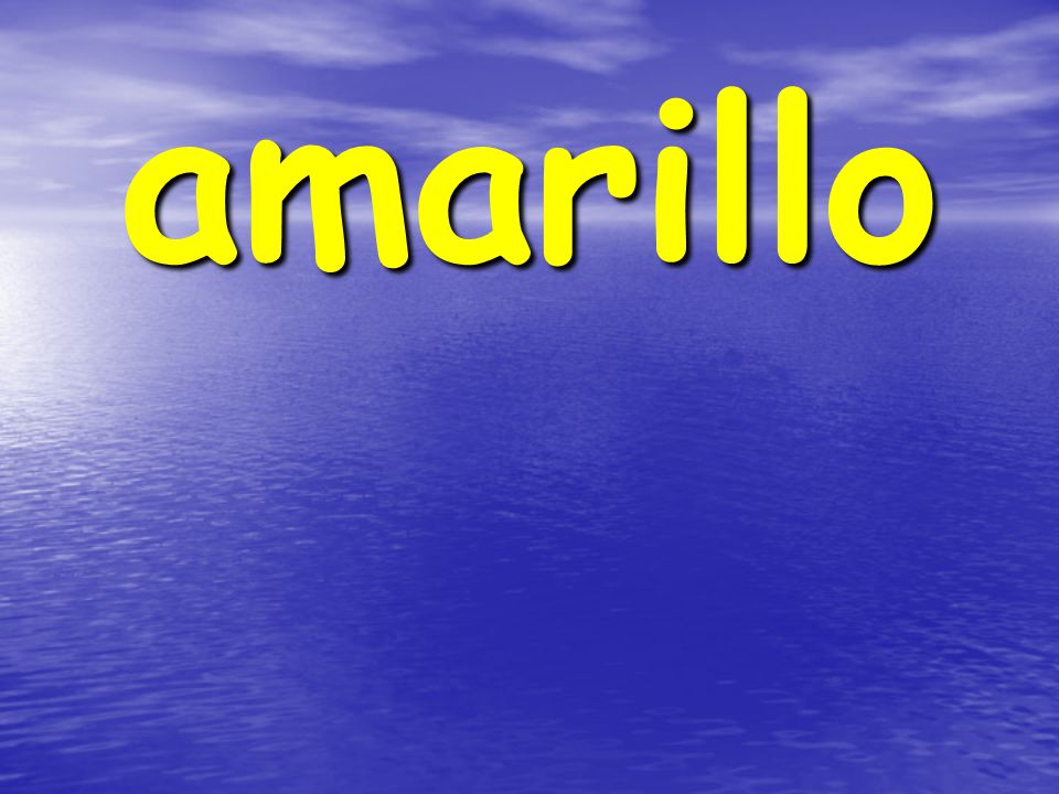 amarillo