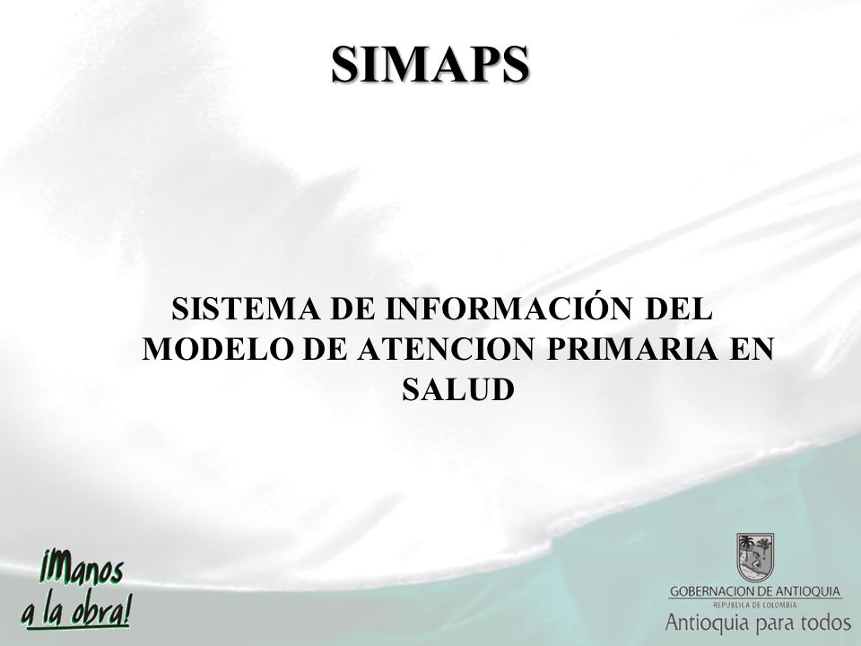 SISTEMA DE INFORMACIÓN DEL MODELO DE ATENCION PRIMARIA EN SALUD