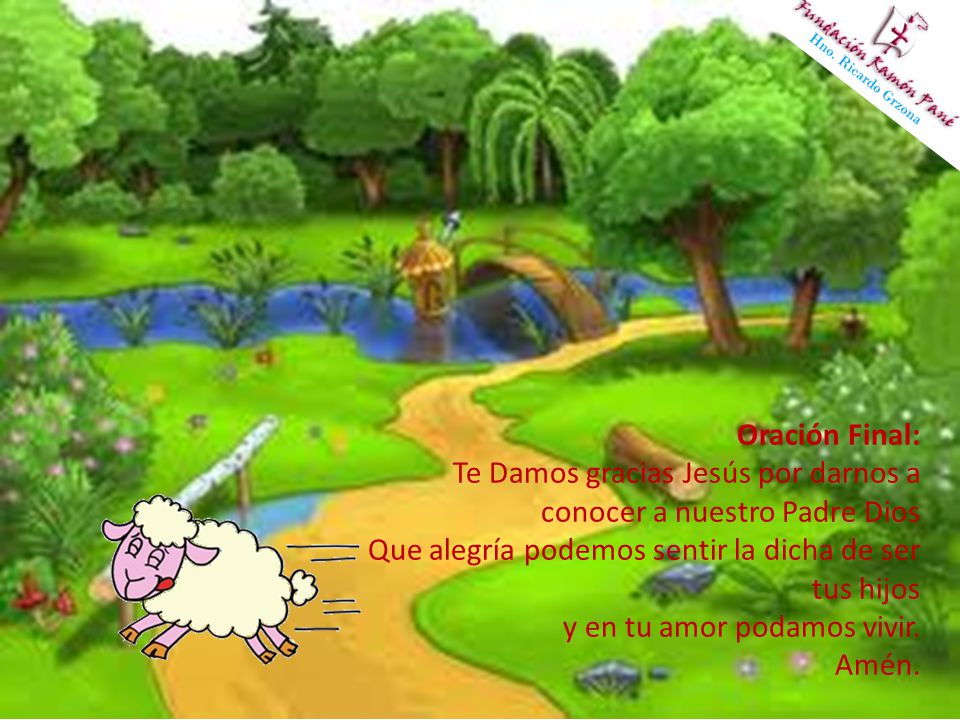 Te Damos gracias Jesús por darnos a conocer a nuestro Padre Dios