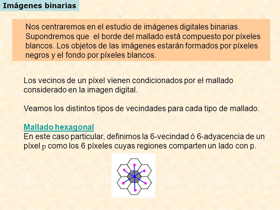Imágenes binarias