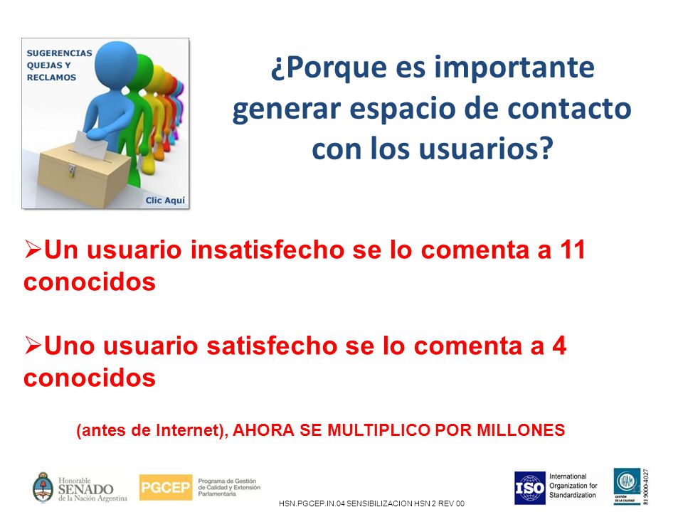 ¿Porque es importante generar espacio de contacto con los usuarios