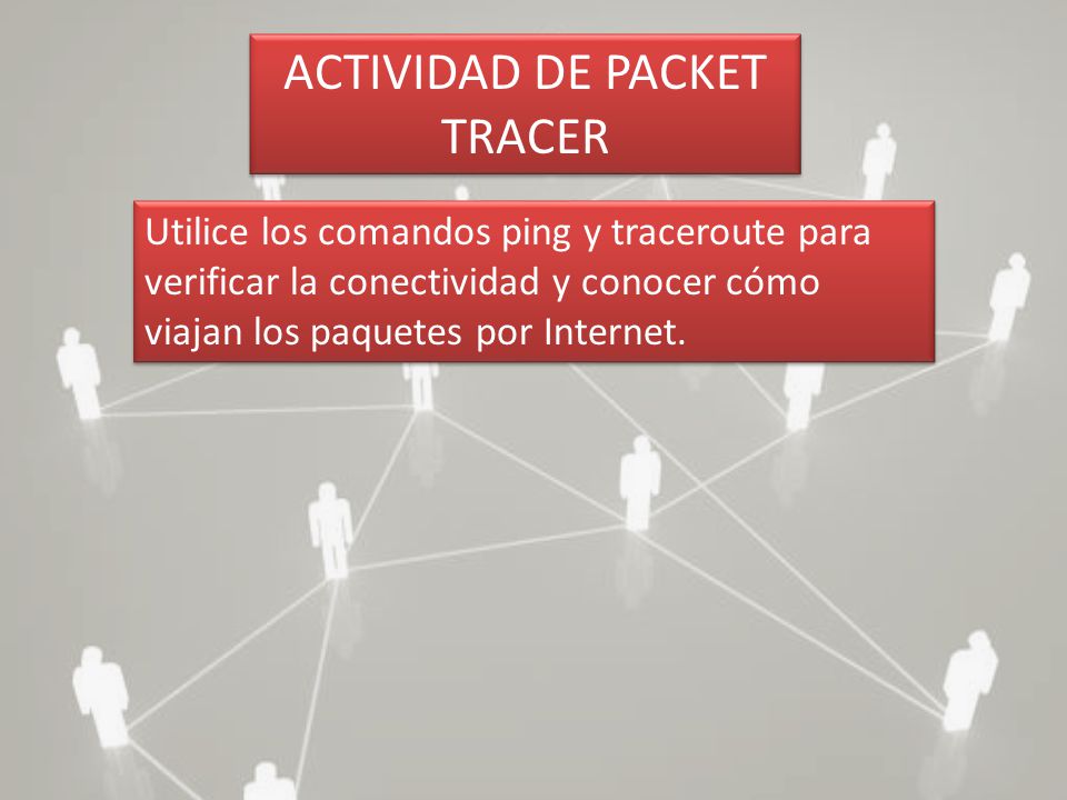 ACTIVIDAD DE PACKET TRACER